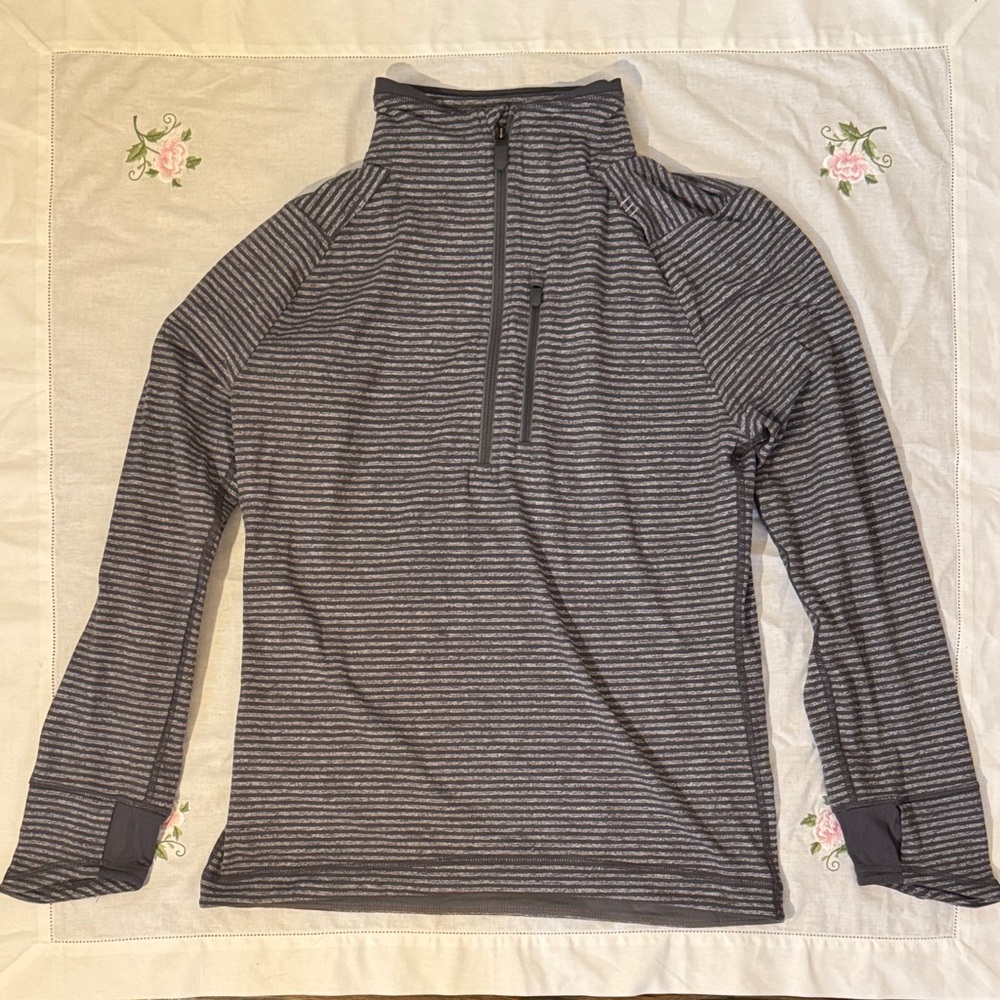 lululemon athletica Gray Striped Jacket